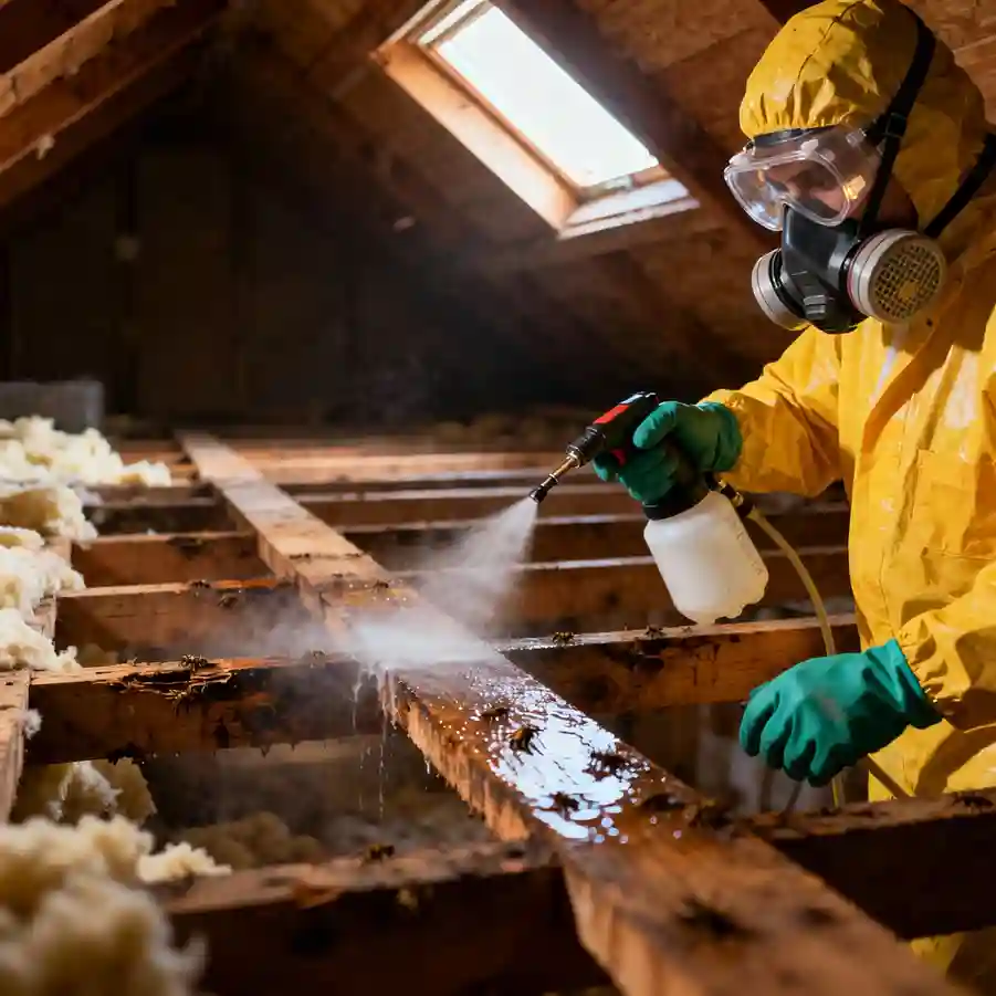 traitement charpente xylophage parasite toulouse occitanie